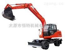 恒特HTL150小型輪式挖掘機(jī)